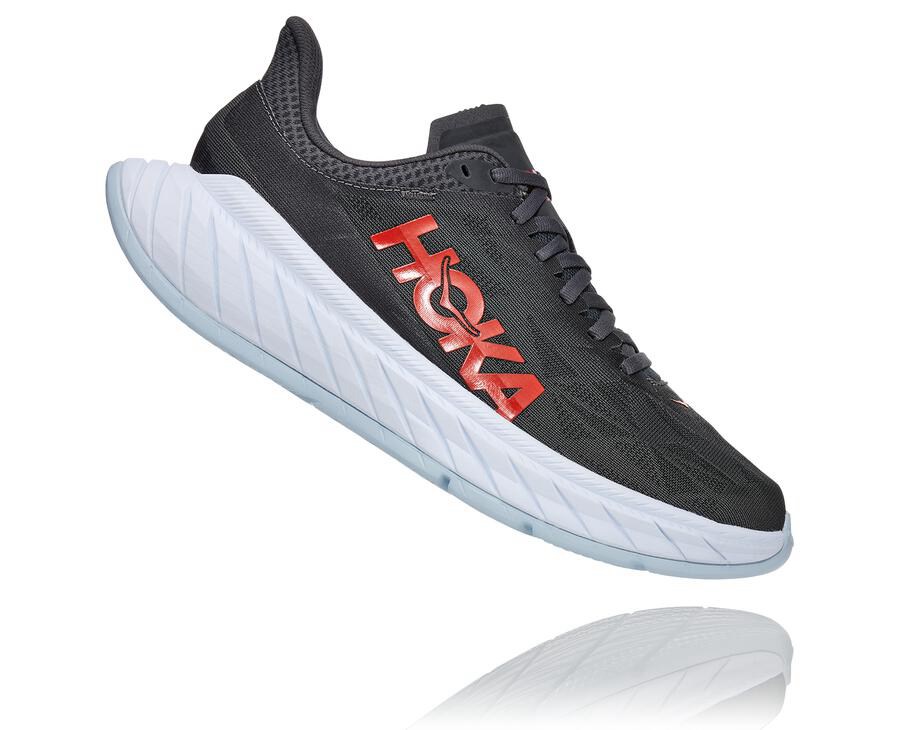 Chaussure Running Hoka One One Carbon X 2 Homme - Noir/Blanche - HMA-946753